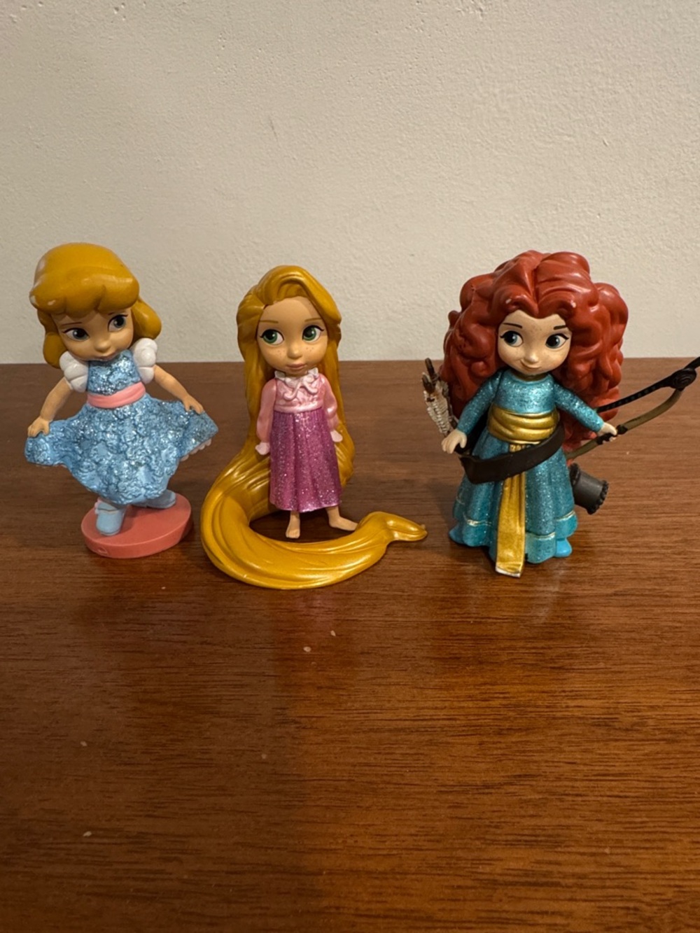 Disney Animators' Collection Mini Princess Figures Cinderella Rapunzel Merida